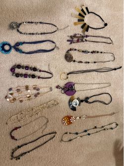 Beaded necklaces