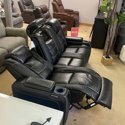 PARTY TIME POWER RECLINING SOFA