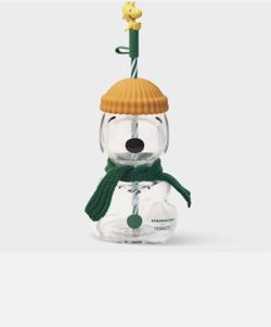 Starbucks x Peanuts Snoopy Glass Cup