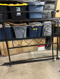 Metal Headboard and Frame Queen Size