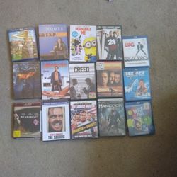 A DVD/Blu Ray Lot Of 15 Brand New