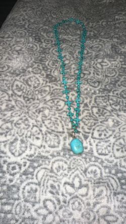 Solid Turquoise Pendant 
