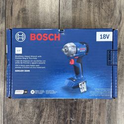 Bosch GDS18V-350N 18V Brushless 1/2” Impact Wrench With Friction Ring & Thru-Hole 