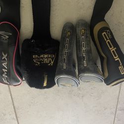 Cobra golf club head covers 5 pc  Used 