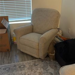 Recliner and reclining couch. Can buy together or separate.