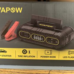 NEW - Jump Starter with Air Compressor