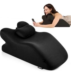New Memory Foam Ergonomic Wedge Pillow, multifunctional,washable black