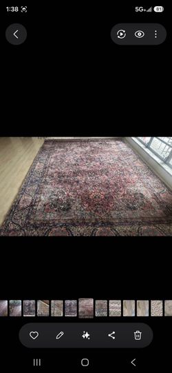 Gorgeous Gorgeous very very large real Persian handmade silk rug. ( from iran ).