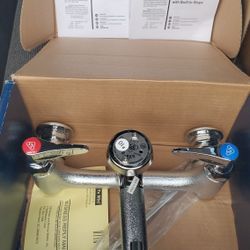 Service Sink Faucet With Atmospheric Vacuum Breaker