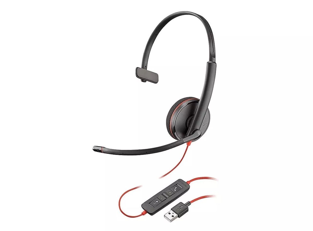 Plantronics Blackwire C3210 USB-A Black Headset