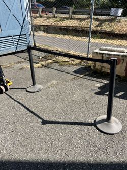 US Weight Retractable Belt Barrier / Stanchion
