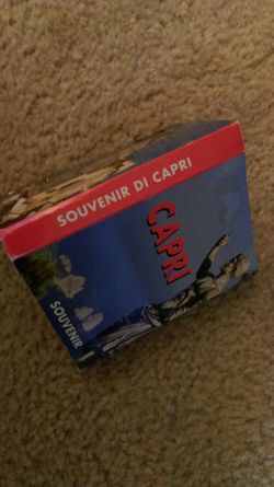 Vintage Capri souvenir picture book