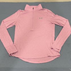 Under Armour Women's Threadborne Run ½ Zip L/S Heat Gear Medium
