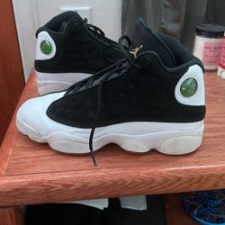 jordan 13 black and white size 6.5