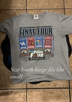 Final Four Football Tee Size L Youth 