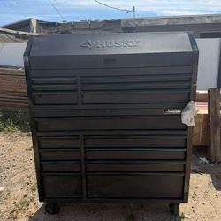 Husky Tool Storage Chest Combo in Matte Black