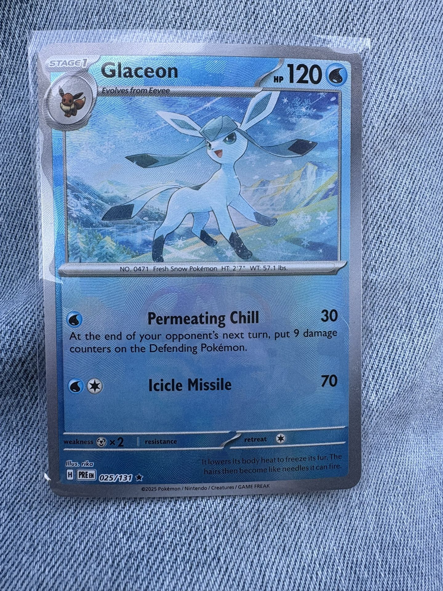 Glaceon master ball