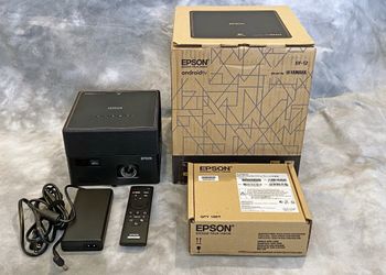 Epson EpiqVision Mini EF12 Smart Streaming Laser Projector + Optional Mounting Plate