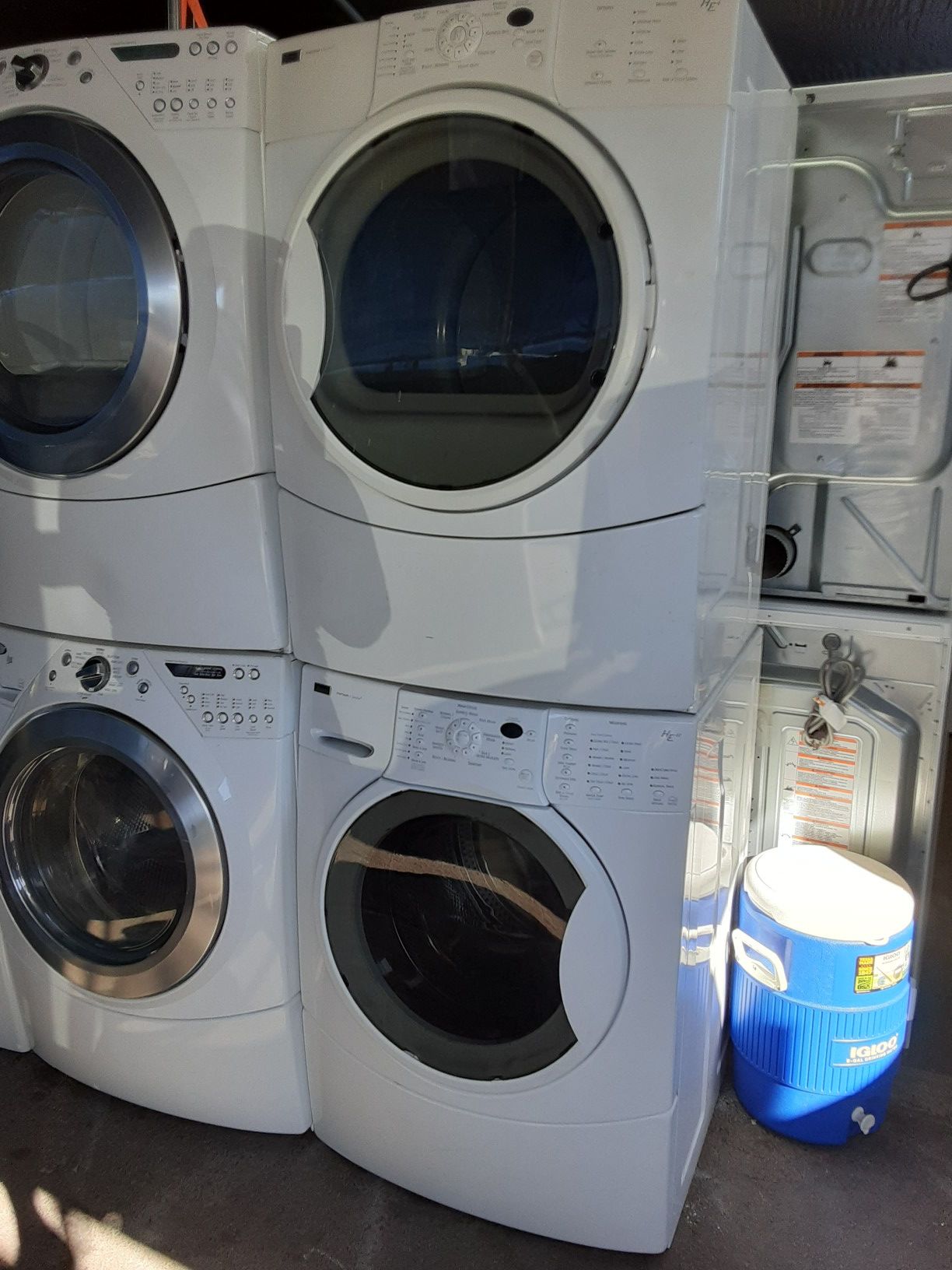 $499 Kenmore washer dryer set includes delivery in the San Fernando Valley a warranty and installation