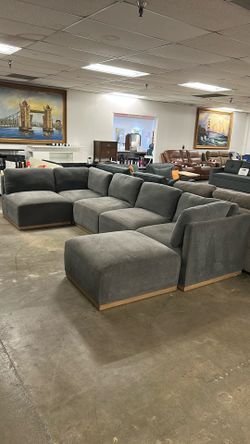 6-PC Grey Modular Sectional OfferUp Special