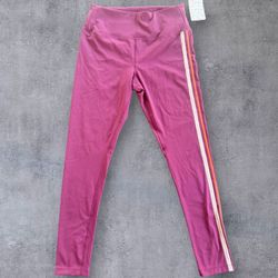 Free People FP Movement Freestyle Hi-Rise Leggings Side Stripes Sz M NWT