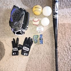 New Rawlings 12.5" Baseball Glove with Accessories 