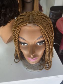 Honey Blonde Braided Wig