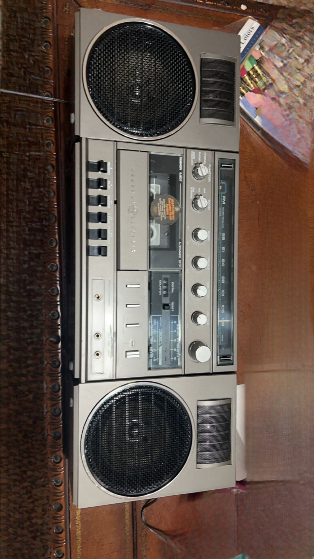 Vintage 1980s General Electric Boombox Tested And Working 