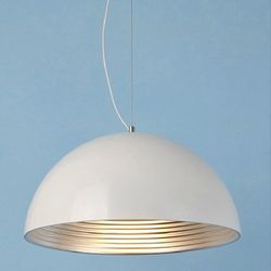 White Pendant Hanging Light Fixture