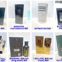 COLOGNES & FRAGRANCES