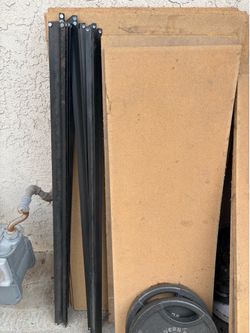 Metal Shelving and Board Garage Shelving