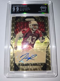 Haason Reddick Panini Prizm Rc Auto Gold Vinyl  #RA-HR -3/5