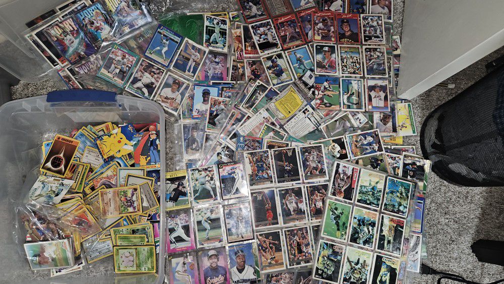 Pokemon, Baseball, Basketball Cards From The 90s LOT