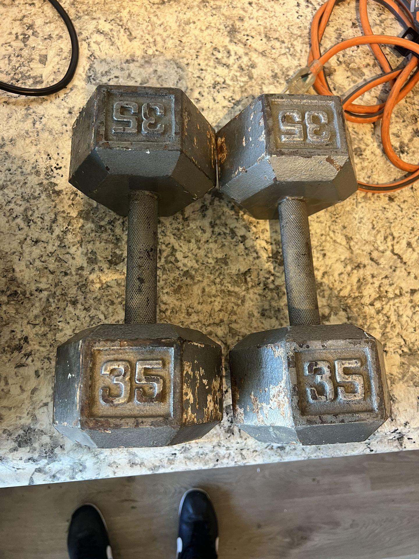 35 Pound Dumbbells
