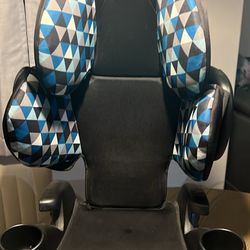 Booster car seat evenflo for a child baby chair boost with cup holders adjustable height