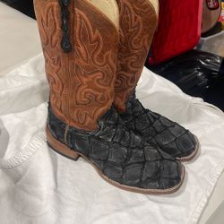 Fish Skin Boots