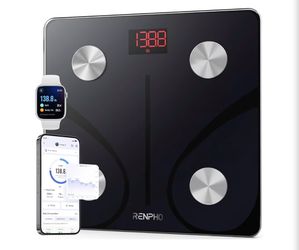 glass body fat scale