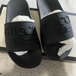 Black Gucci Slides