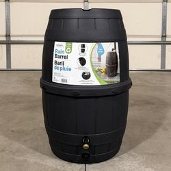 New Black Rain Barrel (Can Deliver)