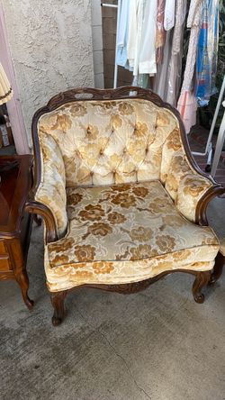 Antique Armchair and Couch