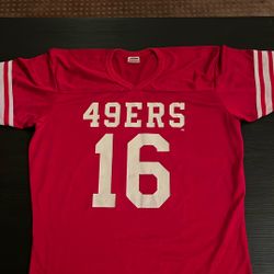 Joe Montana San Francisco 49ers Football Jersey Tee