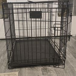 Large 36” Double Door Dog Crate – Heavy Duty – With Tray – Excellent Condition