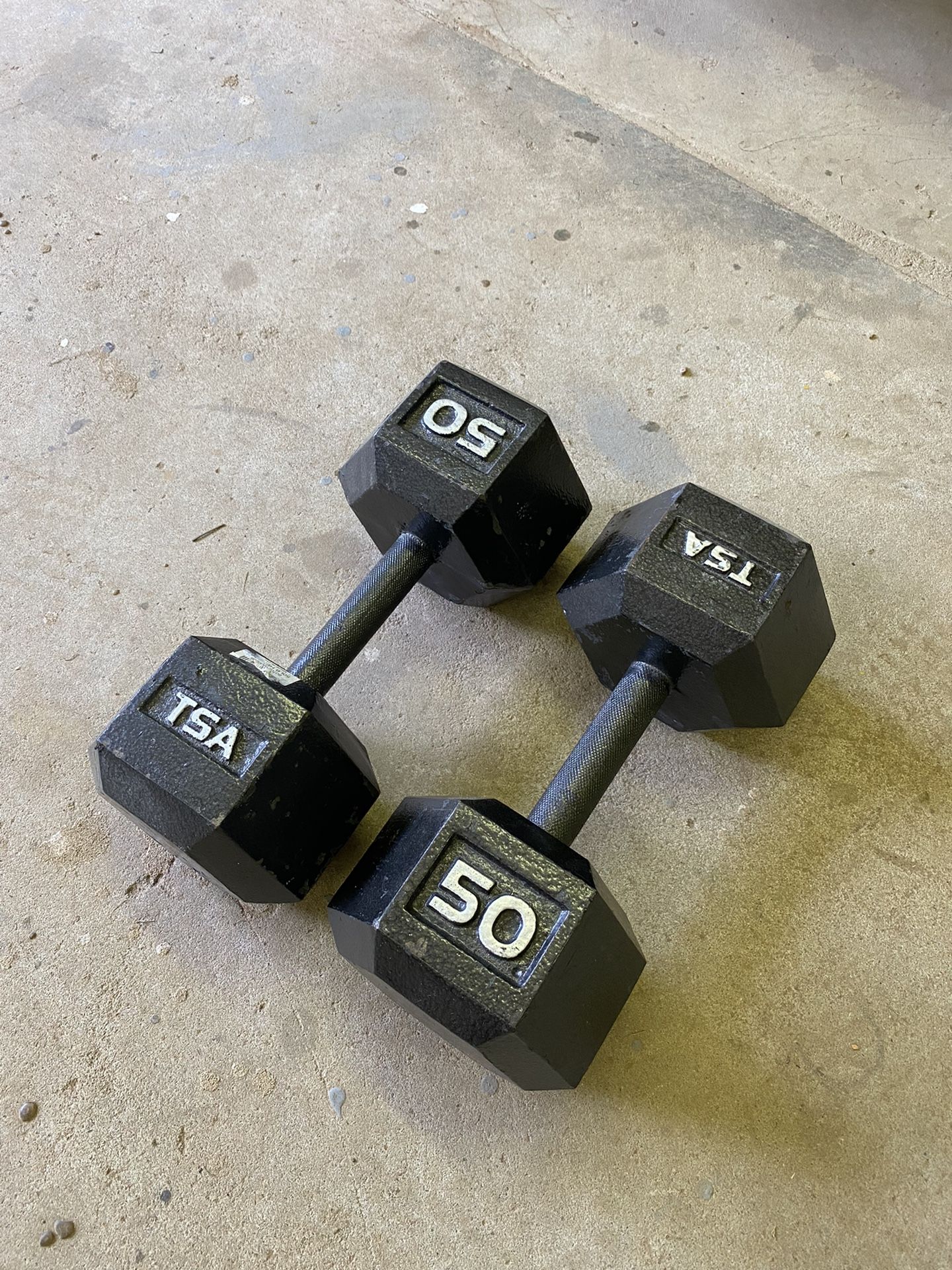 50lb TSA Dumbbells