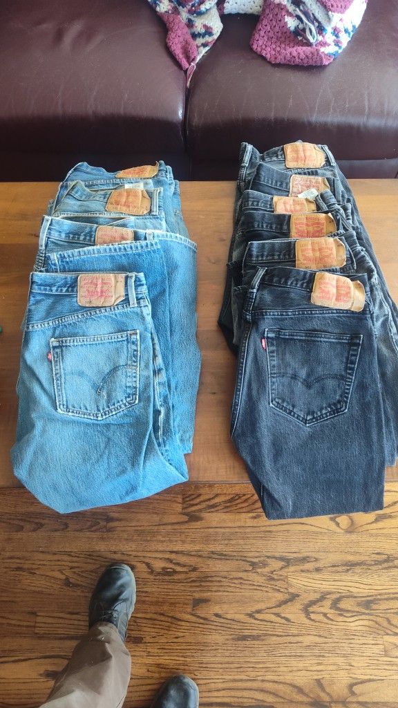 Levi's 501 Jeans 36x29 Used