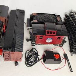 Vintage Bachmann G scale Golden Spike Train Set (15 Tracks)  Untested SOLD AS IS