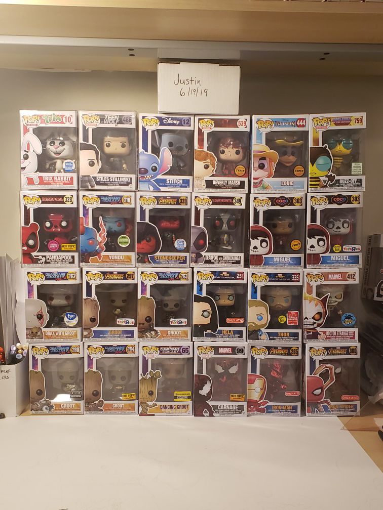 Funko pops for sale or for trade