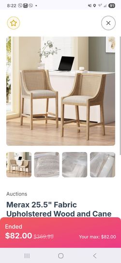 Counter chairs: x2  brand new!