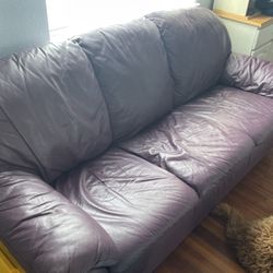 Leather sofa   3 Seater And 2 Seater Not Pictured 