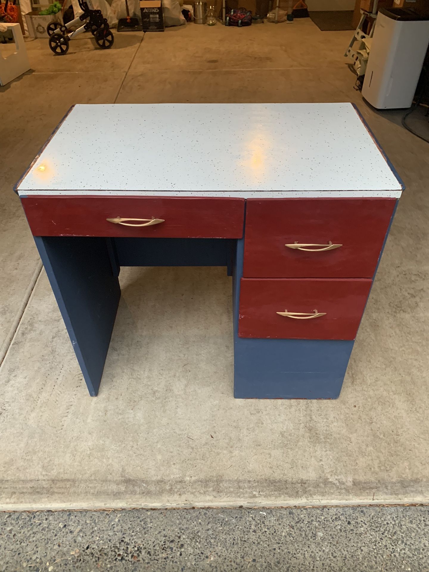 Vintage Solid Wood Desk