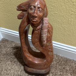 Red marble, Indian chief